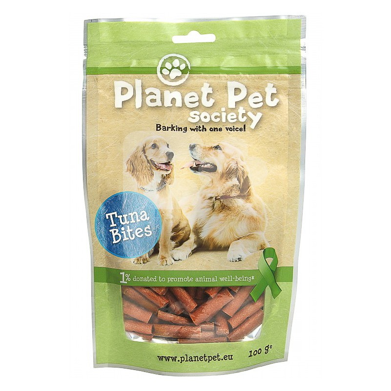 Planet Pet snack bites atun 100g Planet Pet snack bites atun 100g