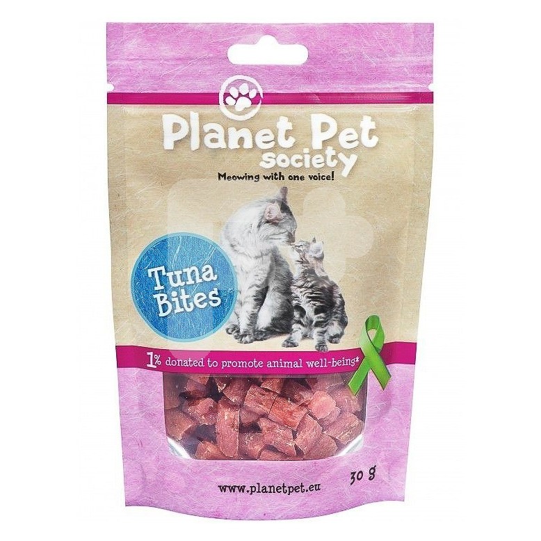 Planet Pet snack gato bites atun 30g