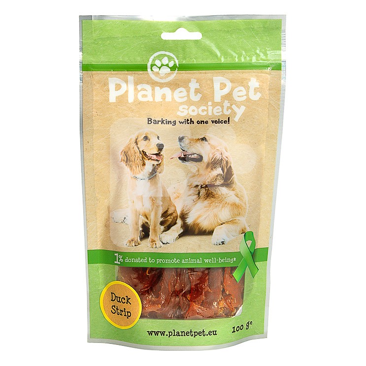 Planet Pet snack tiras pato 1kg Planet Pet snack tiras pato 1kg