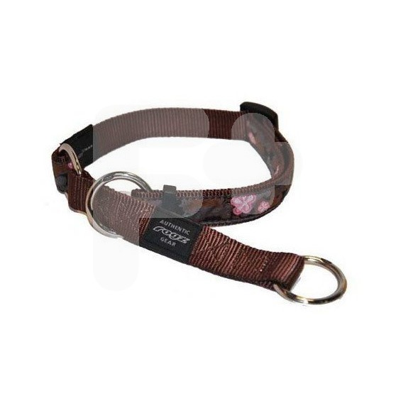 Rogz collar semiahogo choc feminine armed response