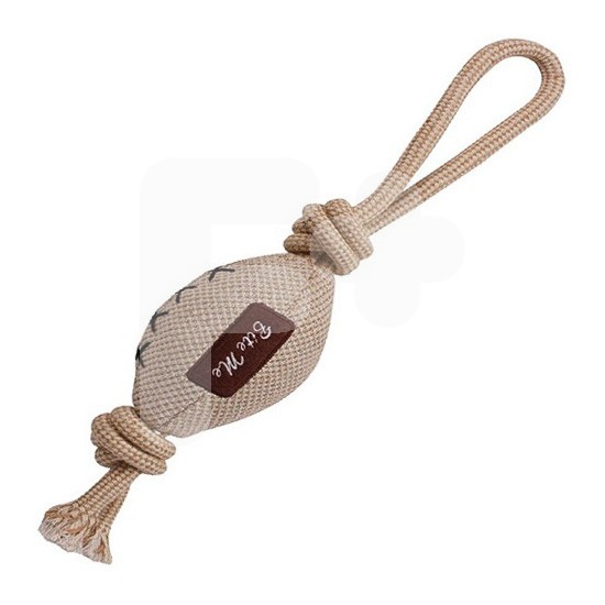 Petuky natural mordedor peluche pelota rugby