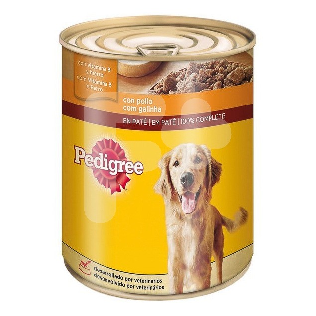 Pedigree perro pollo lata 12x800g