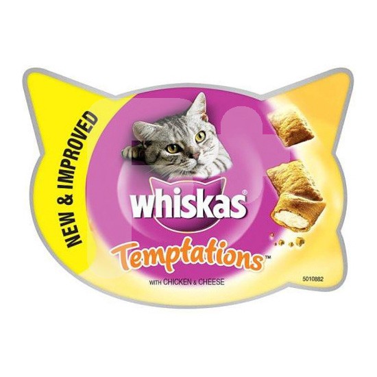 Whiskas temptations pollo 8x60g