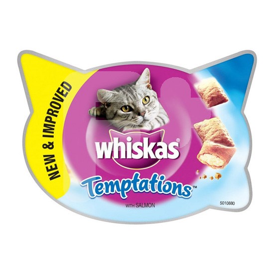 Whiskas temptations salmon 8x60g