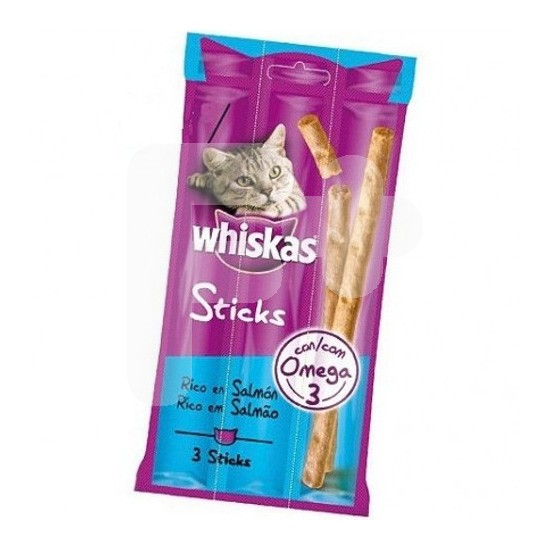 Whiskas sticks salmon (3u/18gr) (x28)