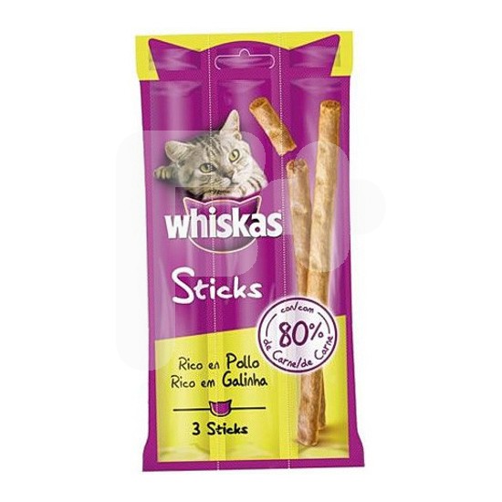 Whiskas stick pollo 3u/18g (x28)