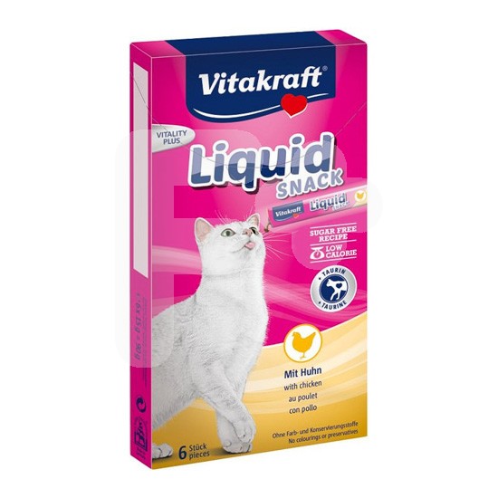 Vitakraft Cat liquid snack pollo con taurina 90g