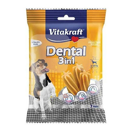 Vitakraft Dental 3 en1 perros pequeños 120g 7