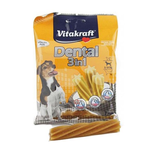 Pack mensual snack dental 3 en1 perros