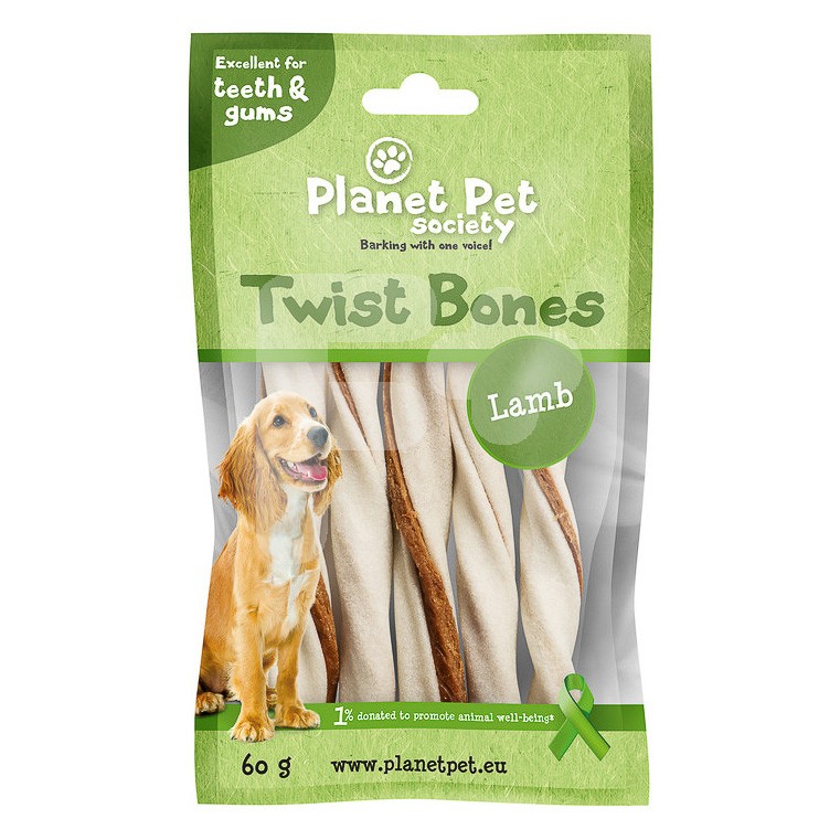 Planet Pet Pps lamb twist bone 11,5cm, 5 pcs, 60 g