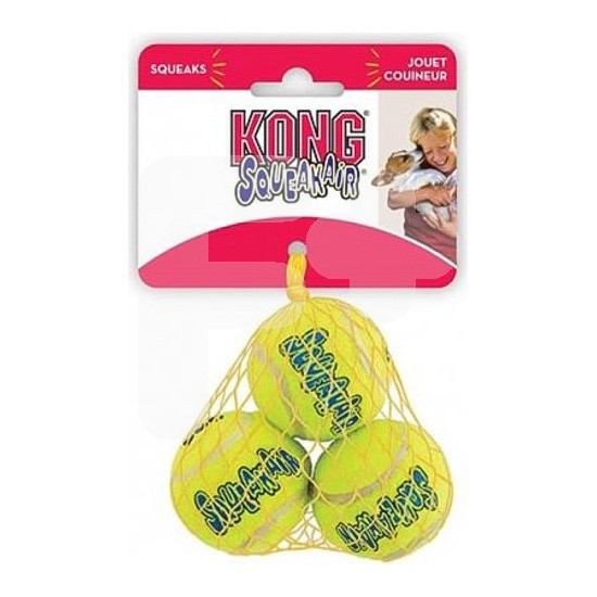 Kong Air kong squeaker tennis ball extra smal