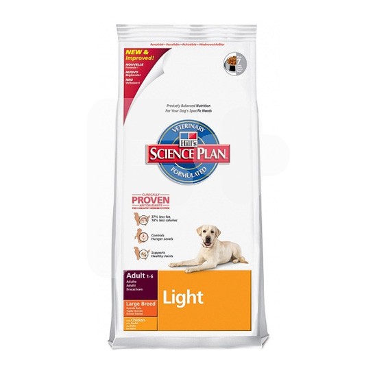 Hills science light large adult dog 12kg Hills science light large adult dog 12kg