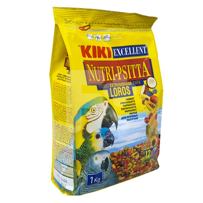 Kiki nutri-psitta para loros 1kg