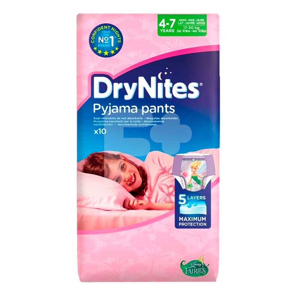 Drynites niña 4-7 años 10u