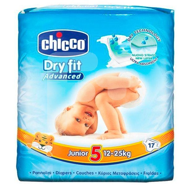 Chicco pañal dry fit junior 12-25 kg