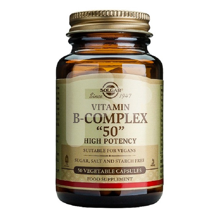 Solgar Vitamina B complex 50 cápsulas Solgar Vitamina B complex 50 cápsulas