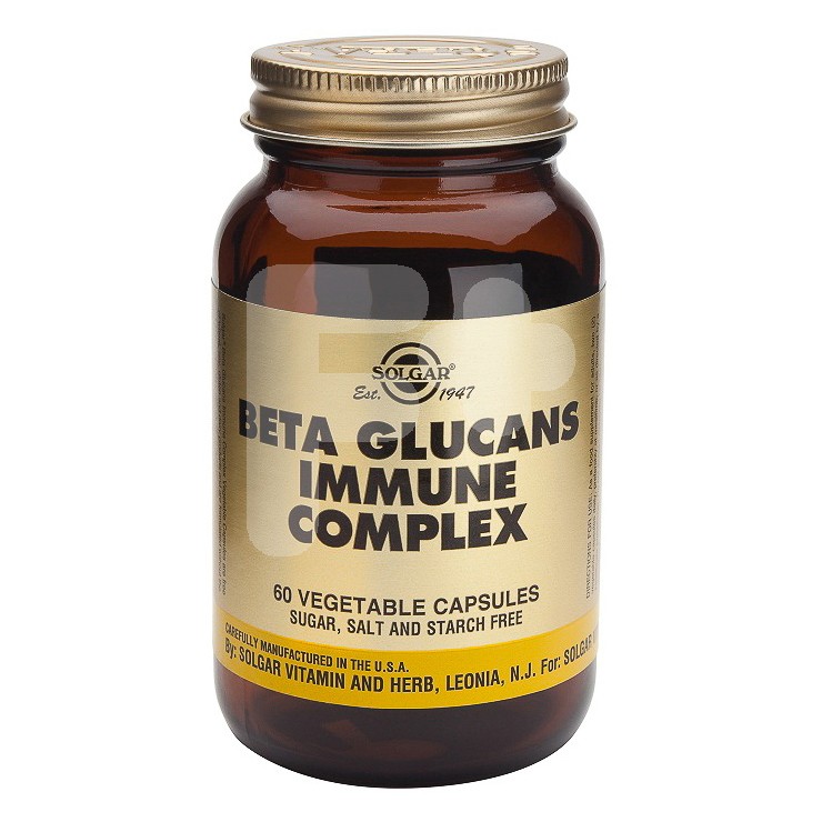 Solgar Beta glucanos complex 60 cápsulas Solgar Beta glucanos complex 60 cápsulas