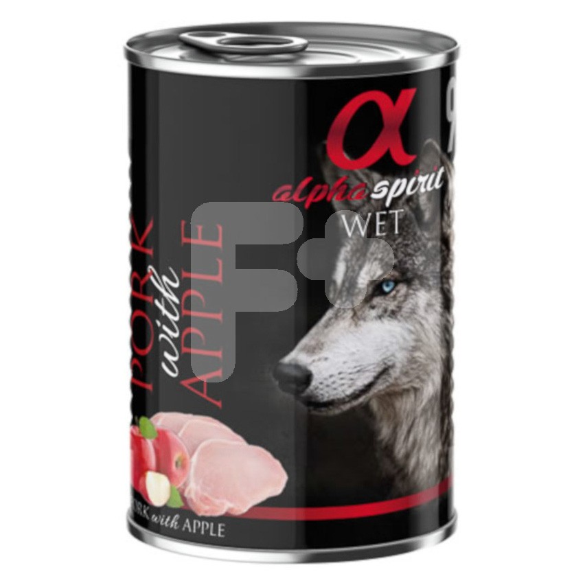 Alpha Spirit As lata cerdo manzana 6x400 g Alpha Spirit As lata cerdo manzana 6x400 g