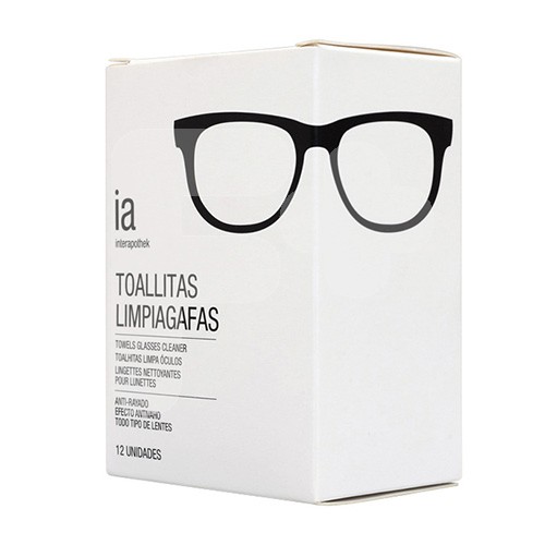 Interapothek toallitas limpiagafas 12uds Interapothek toallitas limpiagafas 12uds