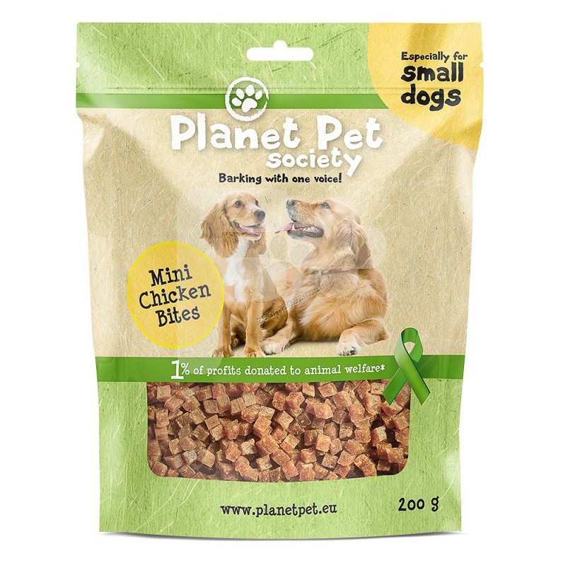 Planet Pet mini bites de pollo 200gs