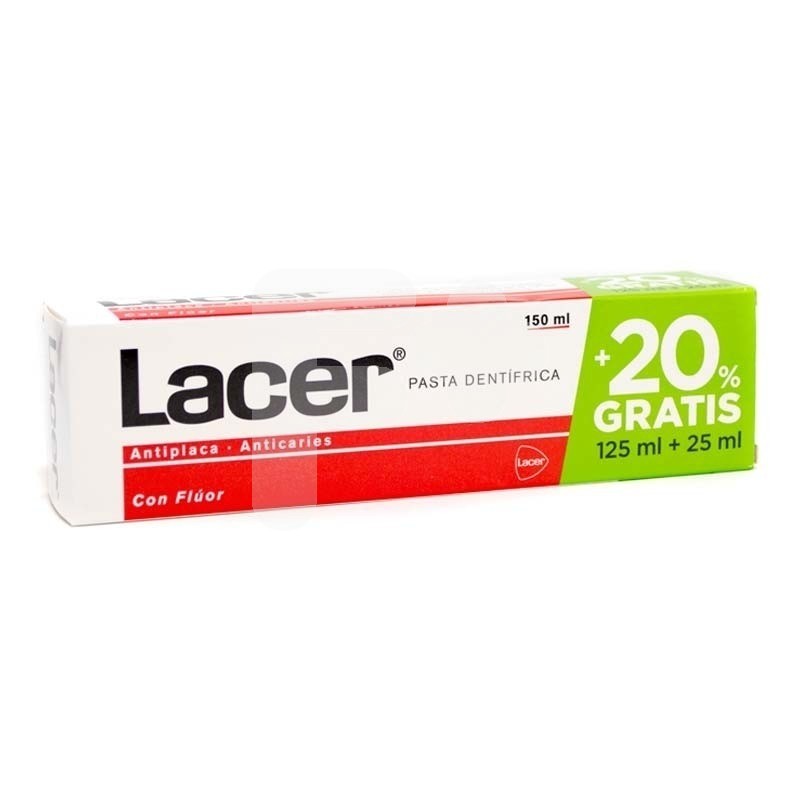 Lacer Pasta 125ml +20% GRATIS