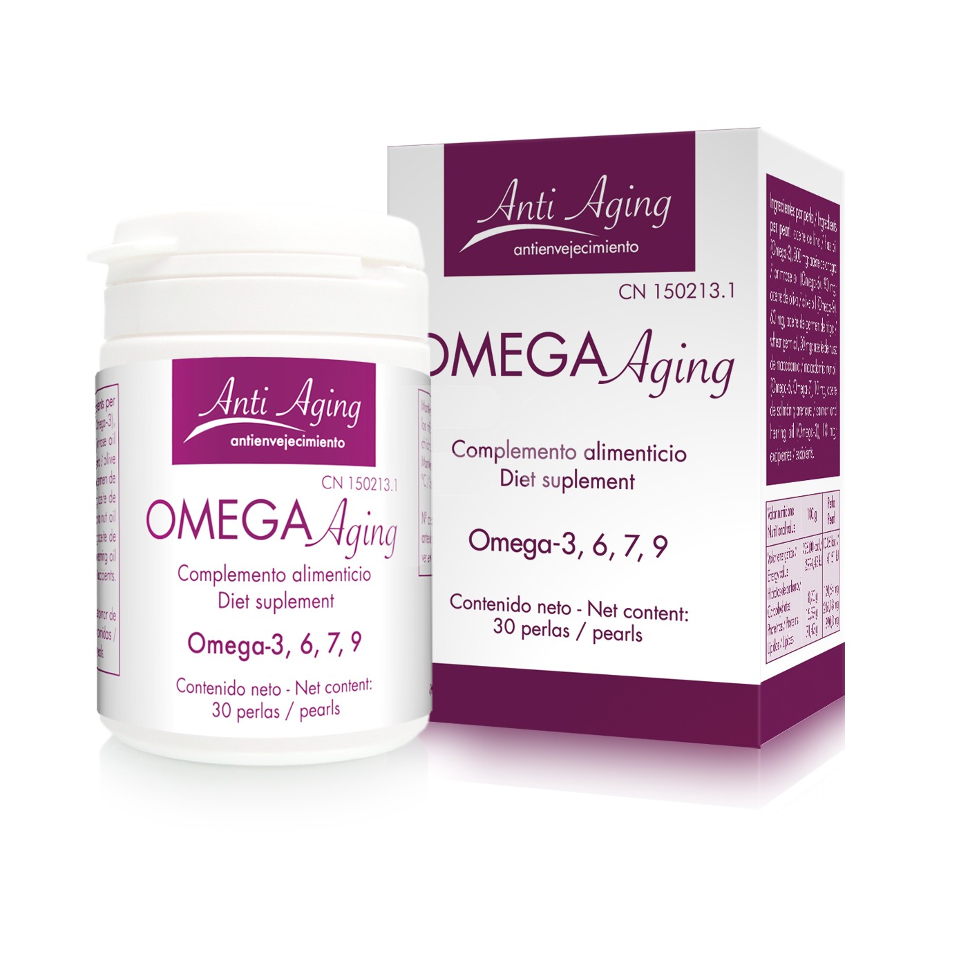 ANTIAGING OMEGA AGING 30 PERLAS  LAVIGOR