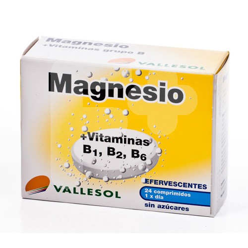 VALLESOL MAGNESIO 24 COMP. EFERVESCENTES