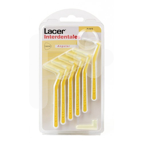 Lacer Cepillo interdental fino angular 6uds