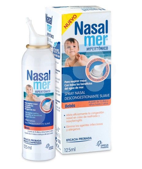 Nasalmer bebes hipertonico spray 125ml.