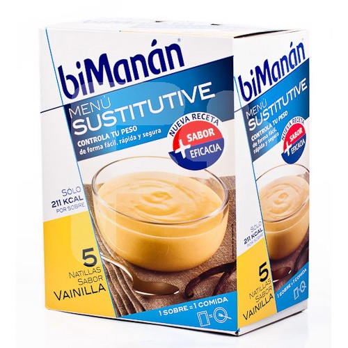 BIMANAN NATILLAS VAINILLA 250GRX5UDS