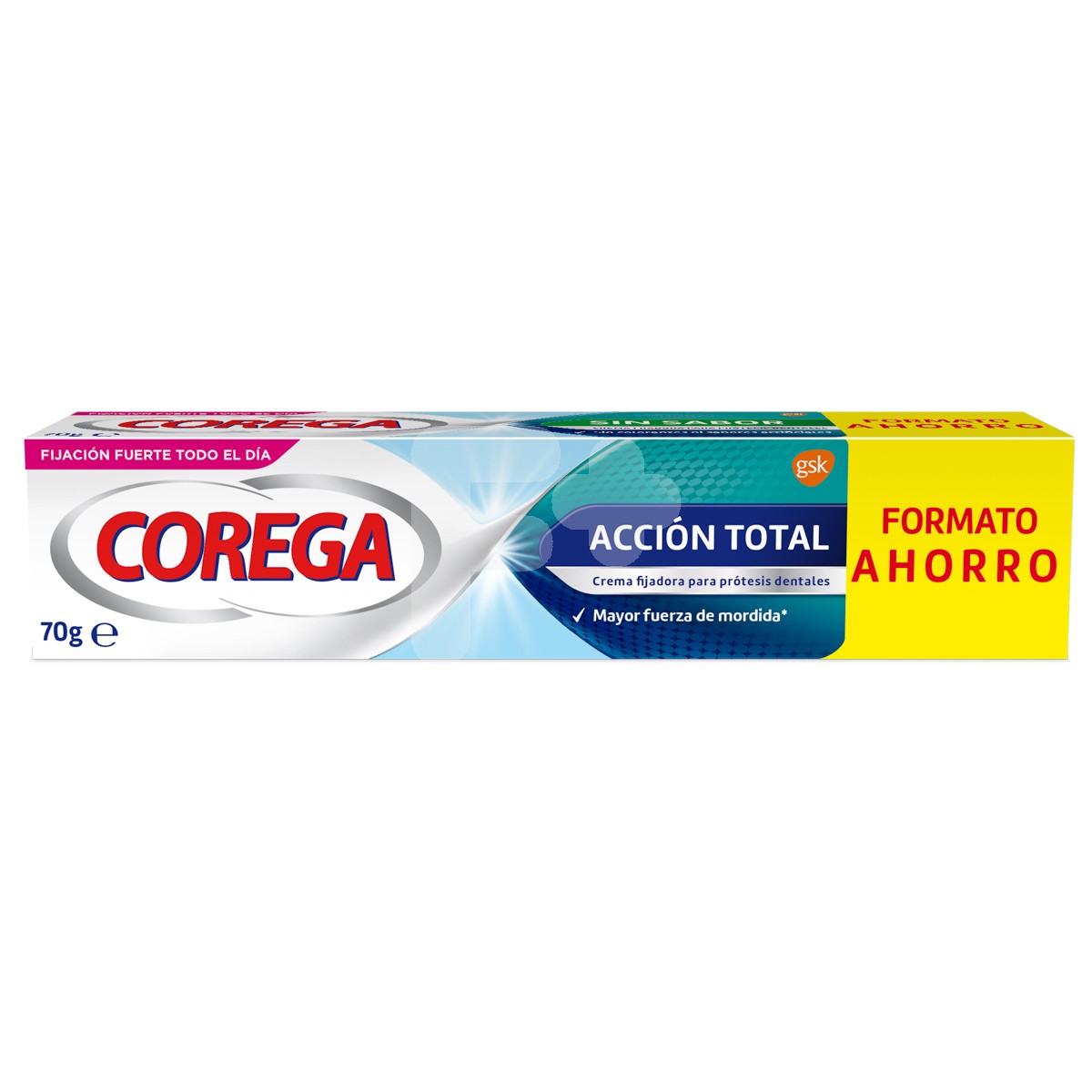 Corega acción total fijación 3D 70g