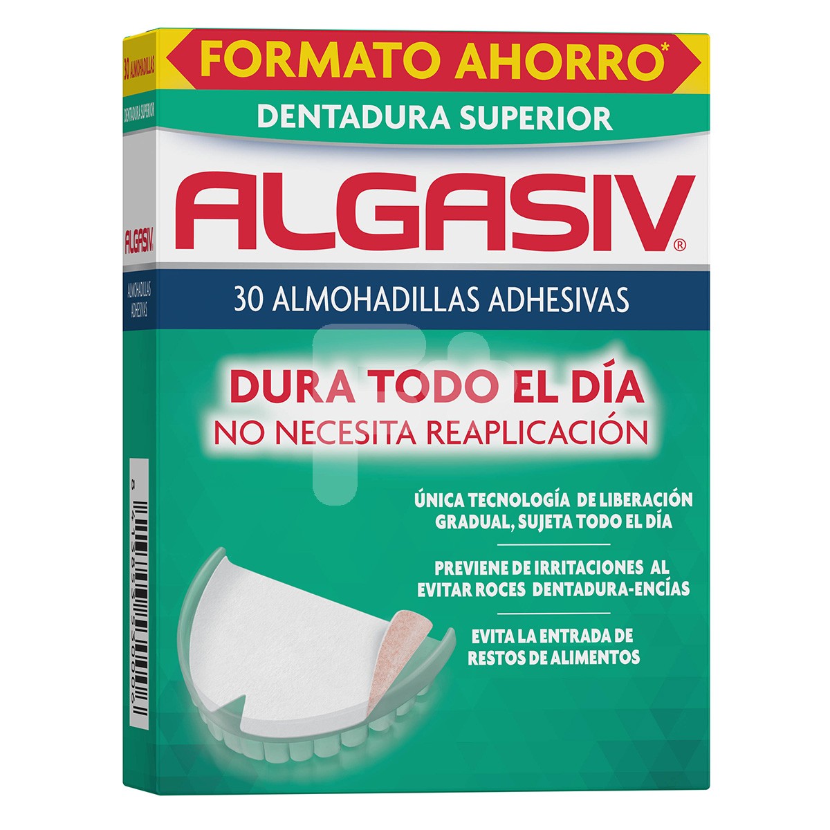 Algasiv almohadillas adhesivas dentadura superior 30uds