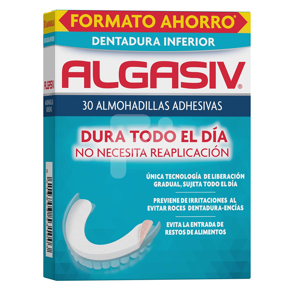 Algasiv almohadillas adhesivas dentadura inferior 30uds