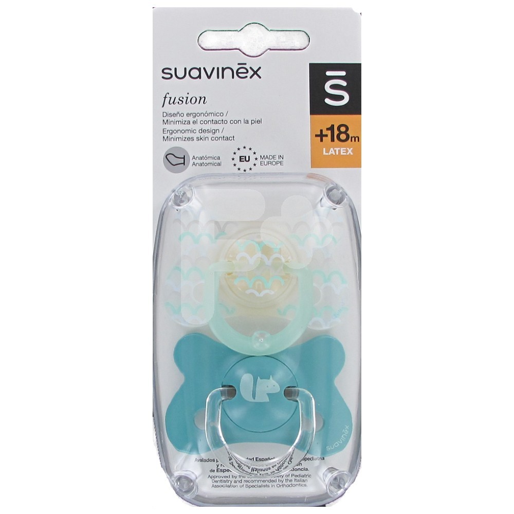 Suavinex Chupete fusion ana.latex +18 2u Suavinex Chupete fusion ana.latex +18 2u