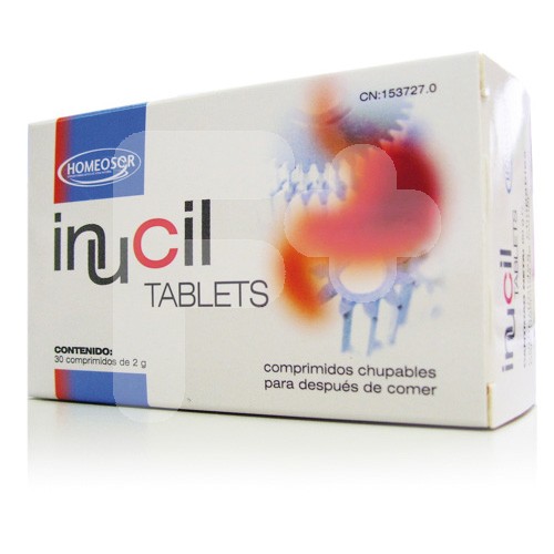 INUCIL TABLETS 30 COMPRIMIDOS   HOMEOSOR