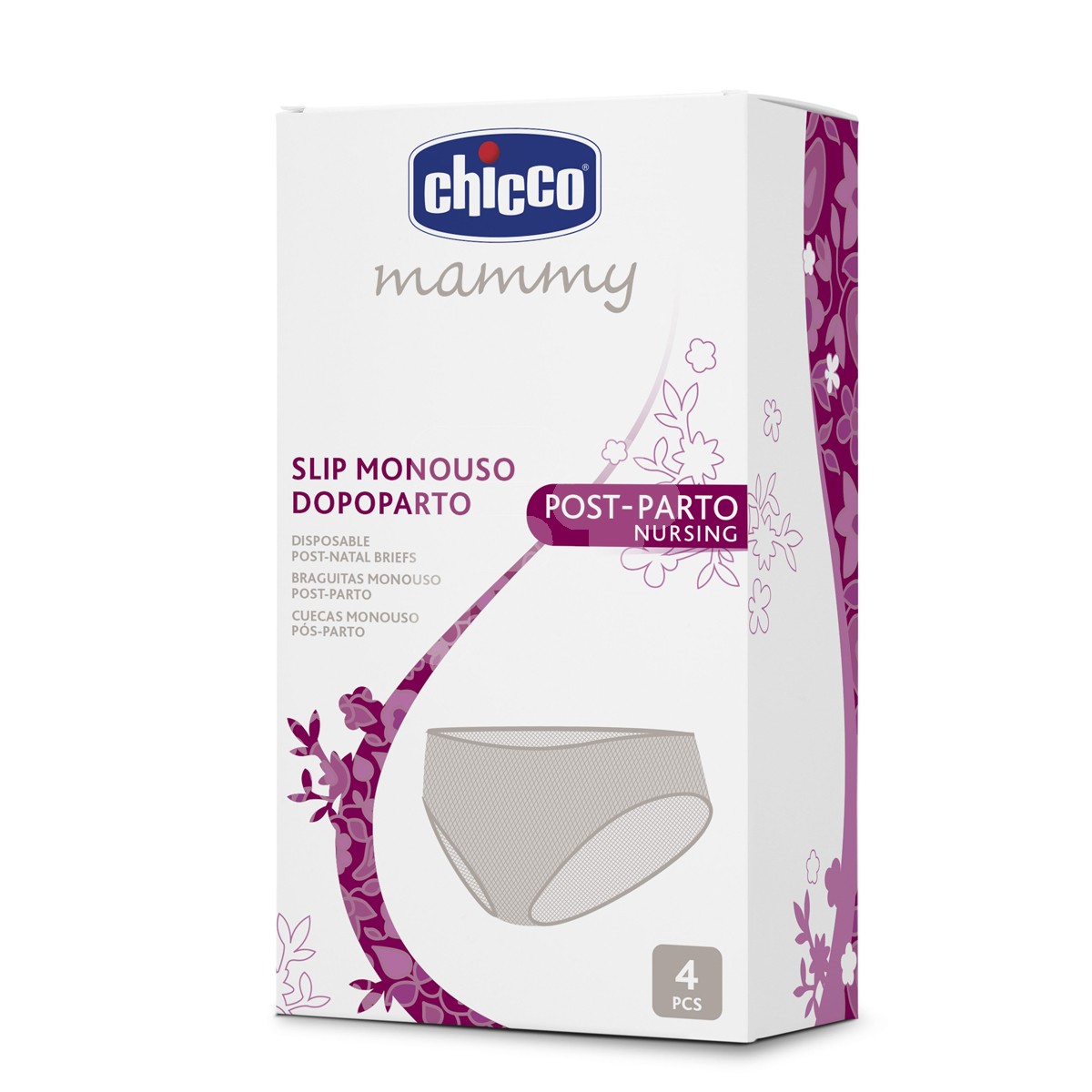 Chicco Braga monouso postparto t/m 4 uds
