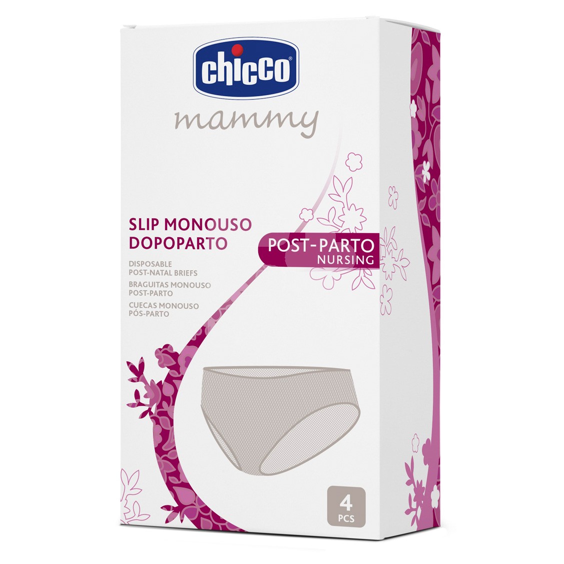 Chicco Braga monouso postparto T/G 4uds