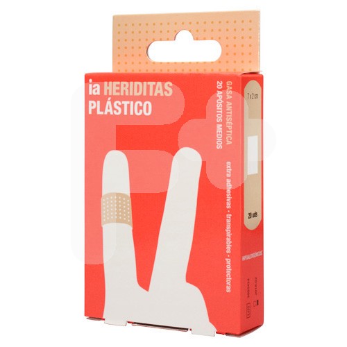 Interapothek apósitos plástico 7x2cm 20uds Interapothek apósitos plástico 7x2cm 20uds