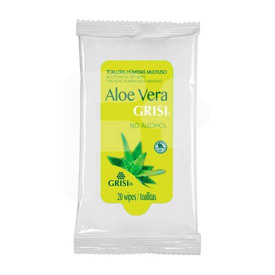 GRISI ALOE VERA TOALLITAS MULTIUSO 20UDS