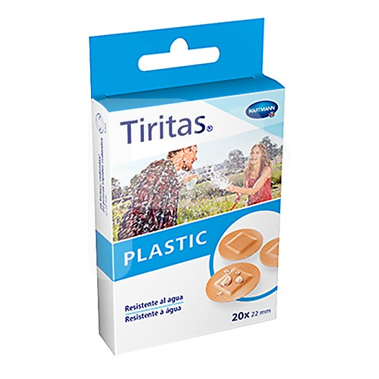 Hartmann tiritas plastic redondas 22 mm. 20u