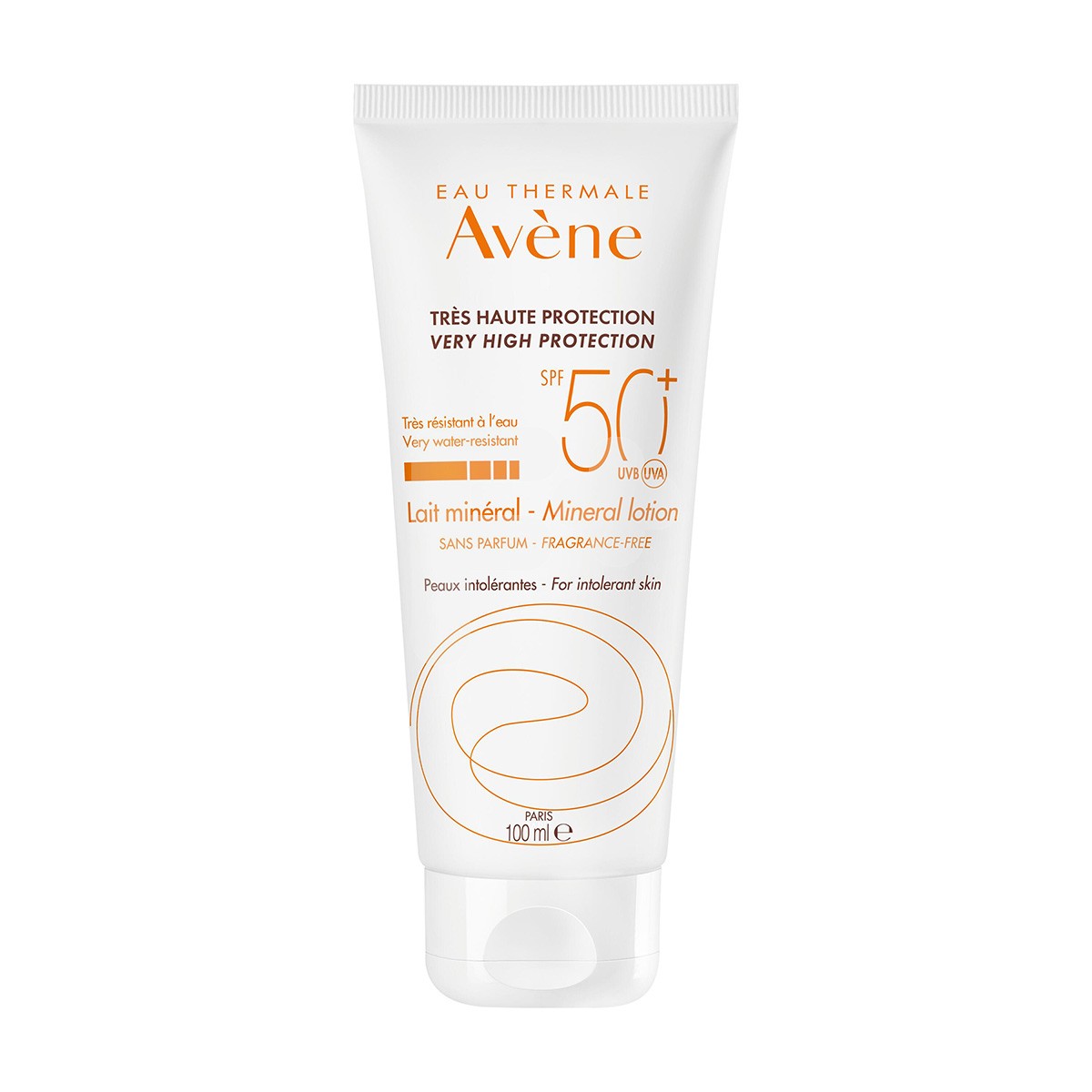 Avene leche SPF-50+ pantalla física 100ml