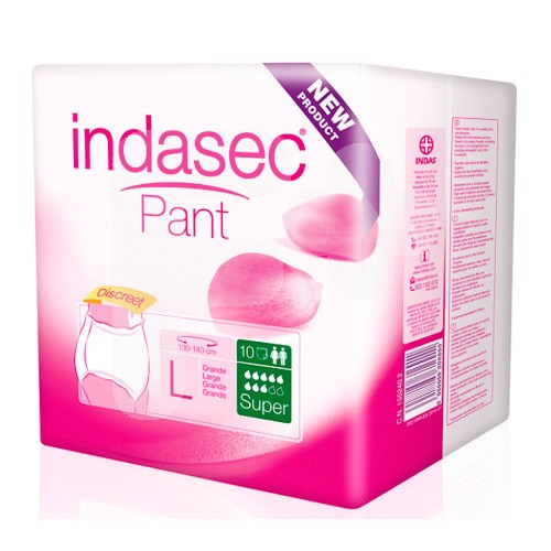 Indasec pant super talla grande 10 unidades