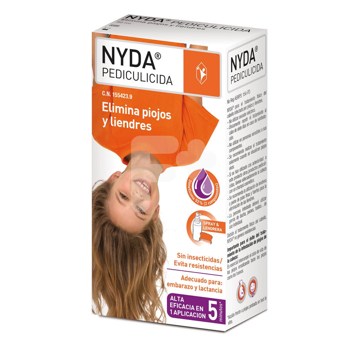 Nyda Pediculicida Pulverizador 50ml