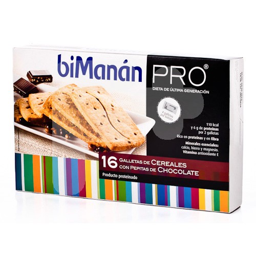 Bimanan pro galletas cereal/choco 16uds