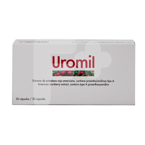 UROMIL 30 CAPSULAS