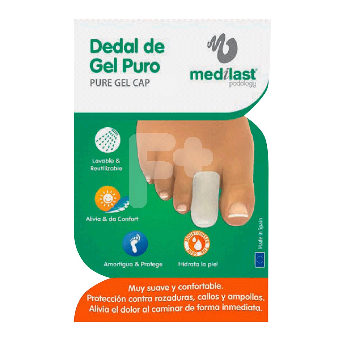 Medilast dedal de gel puro talla pequeña 2uds