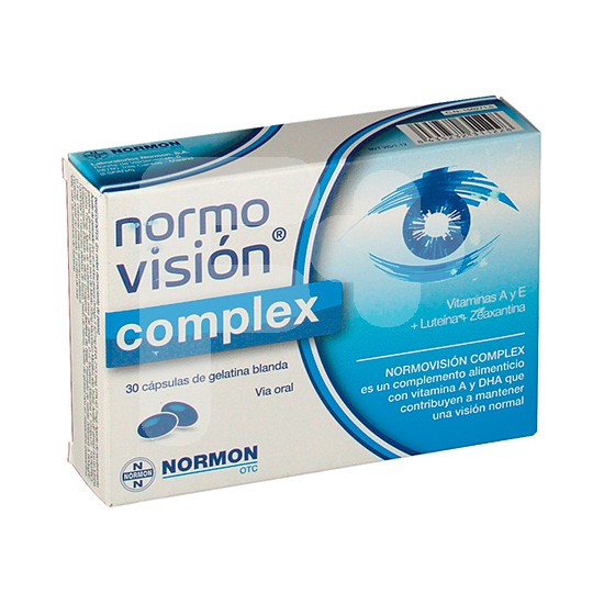 Normovision complex 30 capsulas