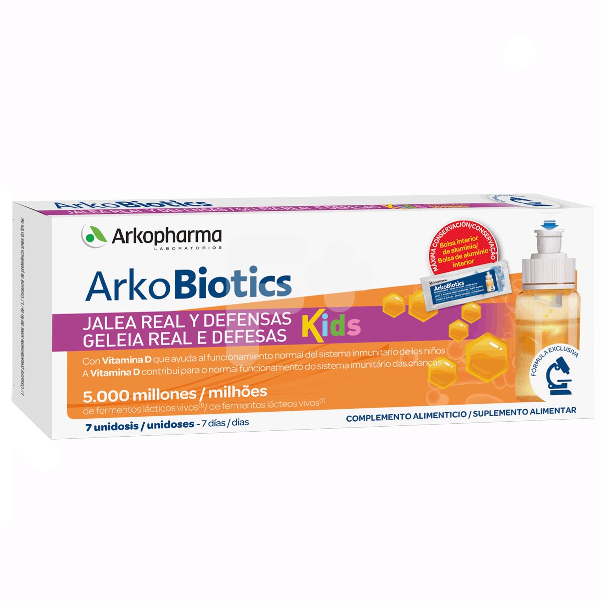 ARKOBIOTICS JALEA REAL NIÑOS 7 DOSIS ARKOBIOTICS JALEA REAL NIÑOS 7 DOSIS