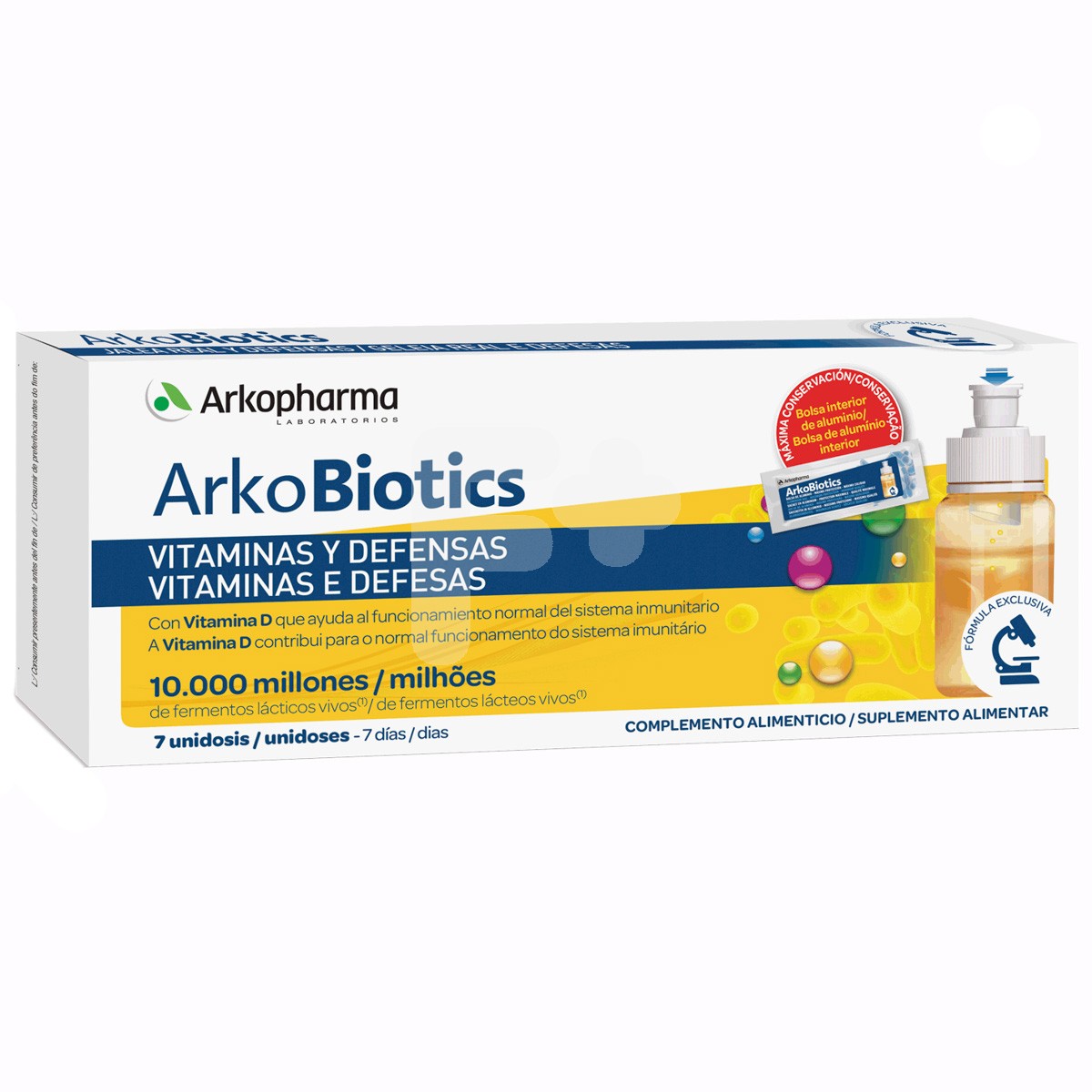 ARKOBIOTICS VIT Y DEFEN ADULTOS 7 DOSIS