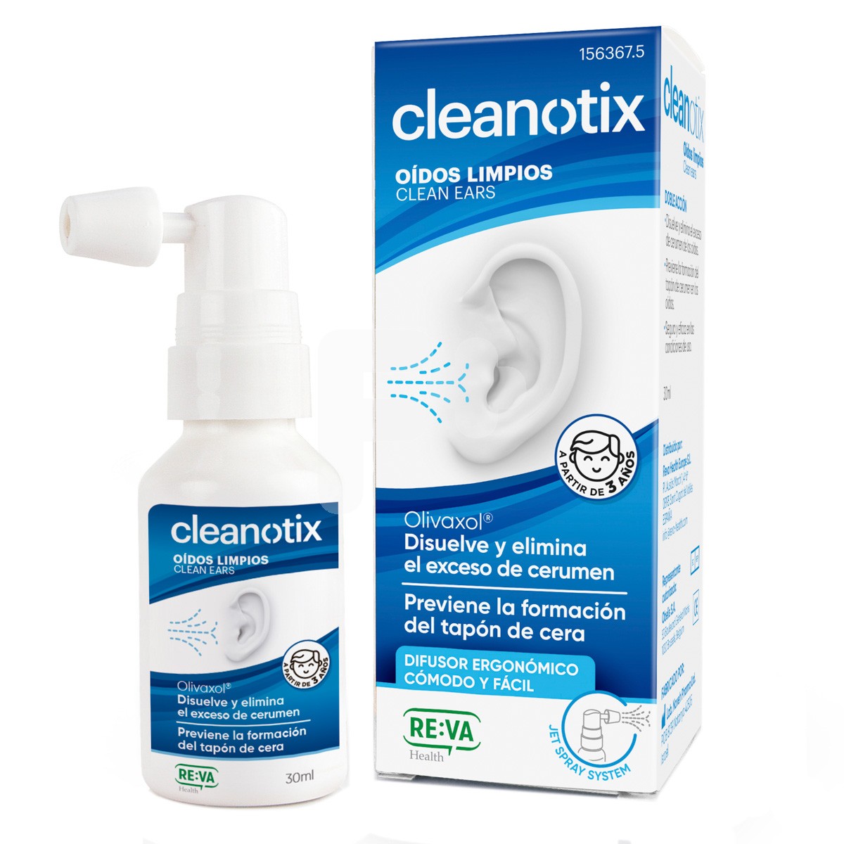 CLEANOTIX OIDO ELIMINA CERUMEN SPRAY 30M